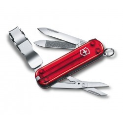 Couteau suisse Nailclip Ruby transparent 580 Victorinox 65mm - 1