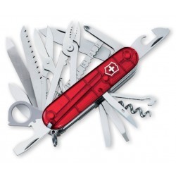 Couteau suisse Champ Rouge Transparent Victorinox 91mm