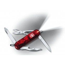 Couteau suisse Midnite Manager Rouge Transparent Victorinox 58mm - 2