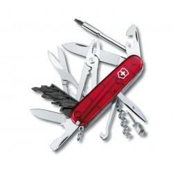 Couteau suisse Cybertool 34 rouge transparent Victorinox 91mm - 2