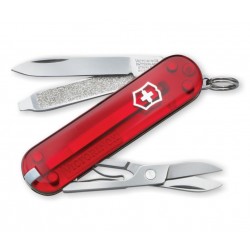 Couteau suisse Classic SD Rouge Transparent Victorinox 58mm