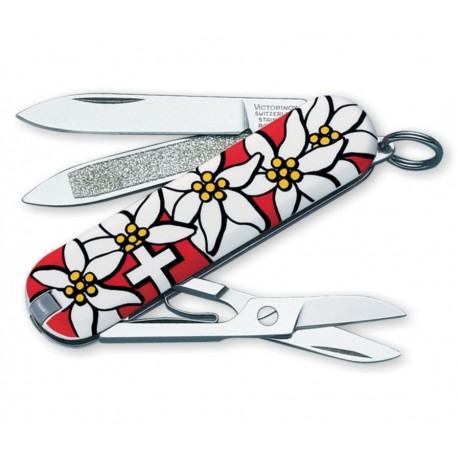 Couteau suisse Classic Rouge Edelweiss Victorinox 58mm - 1