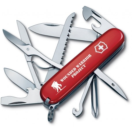 Couteau suisse Fieldmaster Wounded Warrior rouge Victorinox 91mm - 1