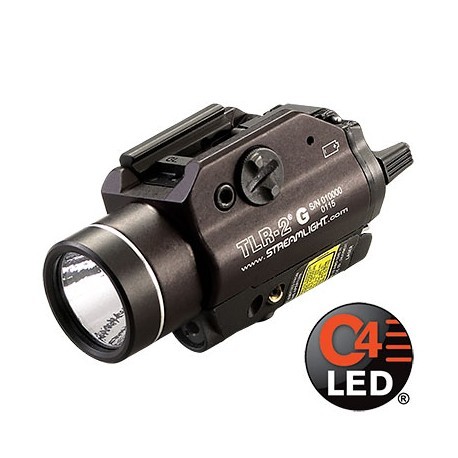 Lampe tactique Streamlight TLR-2 G - Led blanche et Laser vert - 1