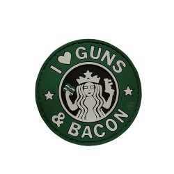 Morale Patch Guns and Bacon de 5ive star gear