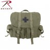 Sac à dos en toile Compact Vintage Weekender de Rothco -Vert Olive
