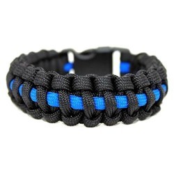 Bracelet Paracorde Ligne bleue Echo Tactical