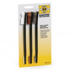 Brosses doubles embouts CleanPower (Pack de 3) - Birchwood Casey