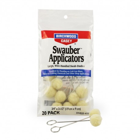 Applicateurs Swauber (Pack de 20) - Birchwood Casey - 1