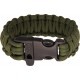 Bracelet Paracorde Vert Olive simple tressage - Large - 1