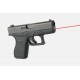 Laser tactique tige guide (rouge) LaserMax pour Glock 42 - 6