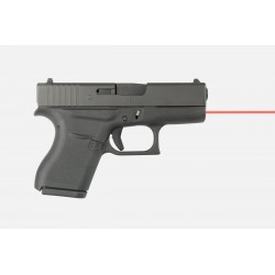 Laser tactique tige guide (rouge) LaserMax pour Glock 43 - 1