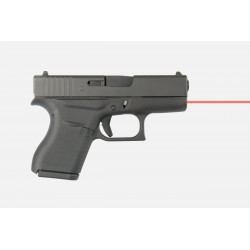 Laser tactique tige guide (rouge) LaserMax pour Glock 43