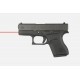 Laser tactique tige guide (rouge) LaserMax pour Glock 43 - 2