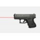Laser tactique tige guide (rouge) LaserMax pour Glock 26-33 - 2