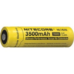 Batterie Nitecore NL1835 18650 - 3500mAh 3.7V protégée Li-ion - 2