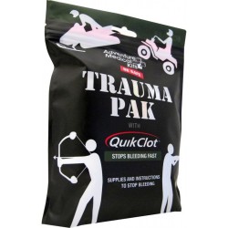 La trousse d'urgence Trauma Pak w/QuikClot