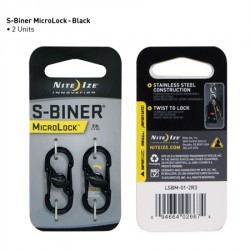 S-Biner Micro verrou acier noir Nite Ize