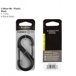 S-Biner Plastique n°4 noir Nite Ize - 1
