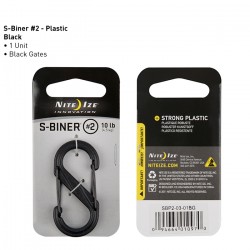 S-Biner Plastique n°2 noir Nite Ize