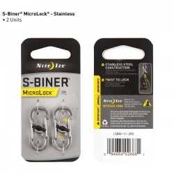 S-Biner microlock acier x 2 Nite Ize - 1