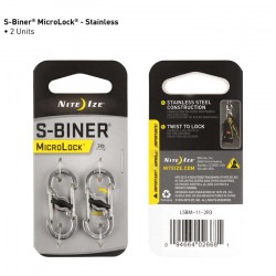 S-Biner microlock acier x 2 Nite Ize