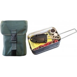 Kit de survie vert In Mess Tin Esee - 1