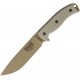 Couteau lame lisse Tactical terre foncée Model 6 Esee