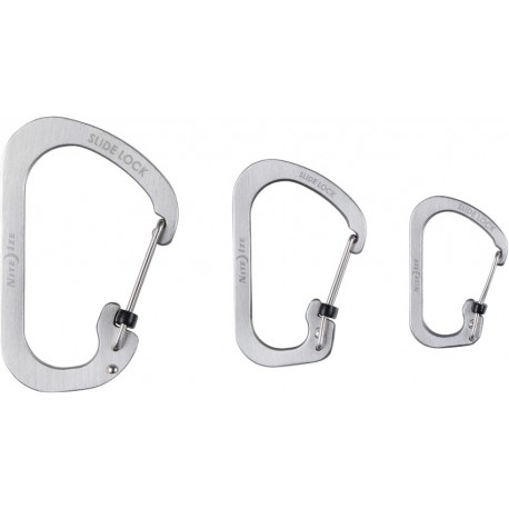 Pack de 3 Mousquetons Nite Ize Slidelock Carabiner - 1