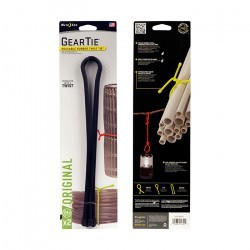 Attache en caoutchouc noir multifonctions "Gear Tie" Nite Ize x2 - 1