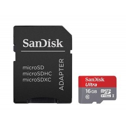 Carte mémoire Micro SDHC SanDisk Ultra 16 Go 80 MB/s