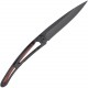 Couteau Deejo Tatoo Ancre lame 9.5cm lisse manche en bois de Corail - 3