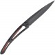 Couteau Deejo Tatoo Galion lame 9.5cm lisse manche en bois de Corail - 3