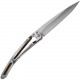 Couteau Deejo Tatoo Géométrique lame 7.6cm lisse manche en Genévrier - 3