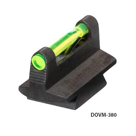 Guidon HiViz à fibre optique Vert pour fusil avec rail (9.6mm) - 1