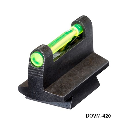 Guidon HiViz à fibre optique Vert pour fusil avec rail (10.6mm) - 1