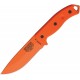 Couteau lame lisse orange manche orange Model 5 Esee - 1