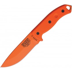 Couteau lame lisse orange manche orange Model 5 Esee - 1