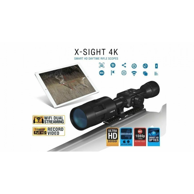 Lunette de tir X-sight 4K Pro 3-14X ATN CORP - Conditions Extremes