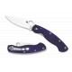 Couteau Spyderco Military lame 10.2 cm Lisse Acier manche G-10 (Fibre de verre) - C36GPDBL - 1