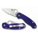 Couteau Spyderco PARA 3 lame 7.5cm Lisse Acier manche G-10 (Fibre de verre) - C223GPDBL - 1