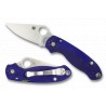 Couteau Spyderco PARA 3 lame 7.5cm Lisse Acier manche G-10 (Fibre de verre) - C223GPDBL - 1