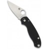 Couteau Spyderco PARA 3 lame 7.5cm Lisse Acier manche G-10 (Fibre de verre) - C223GP - 1