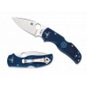 Couteau Spyderco Native 5 lame 7.5cm Lisse Satin manche FRN (Nylon renforcé) - C41PDBL5 - 1