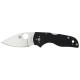 Couteau Spyderco Lil Native lame 6.1cm Lisse Satin manche G-10 (Fibre de verre) - C230MBGP - 3