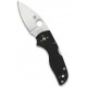 Couteau Spyderco Lil Native lame 6.1cm Lisse Satin manche G-10 (Fibre de verre) - C230MBGP - 1