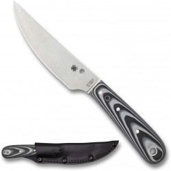 Couteau Spyderco Bow River lame 11.1cm Lisse Acier manche G-10 (Fibre de verre) - FB46GP - 2