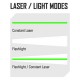 Lampe tactique TRU POINT combo laser vert TRUGLO - 8