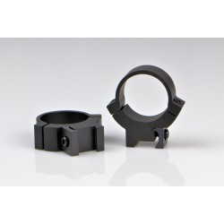 Collier de montage pour lunette 25.4mm profil moyen (721M) WARNE - 2