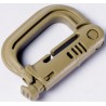 Mousqueton GRIMLOC marron ITW